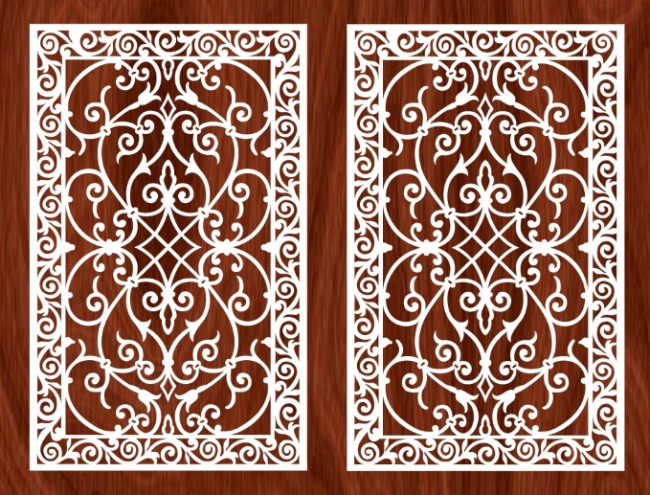 Design pattern panel screen