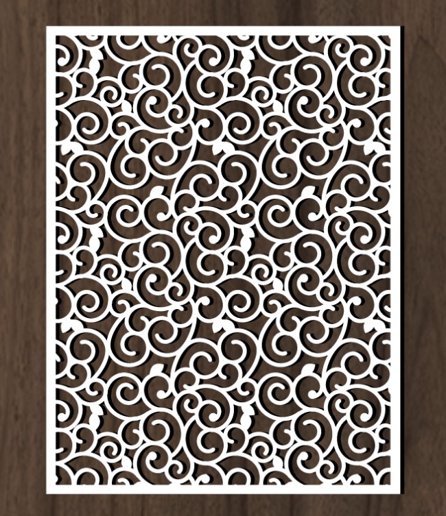 Design pattern panel screen