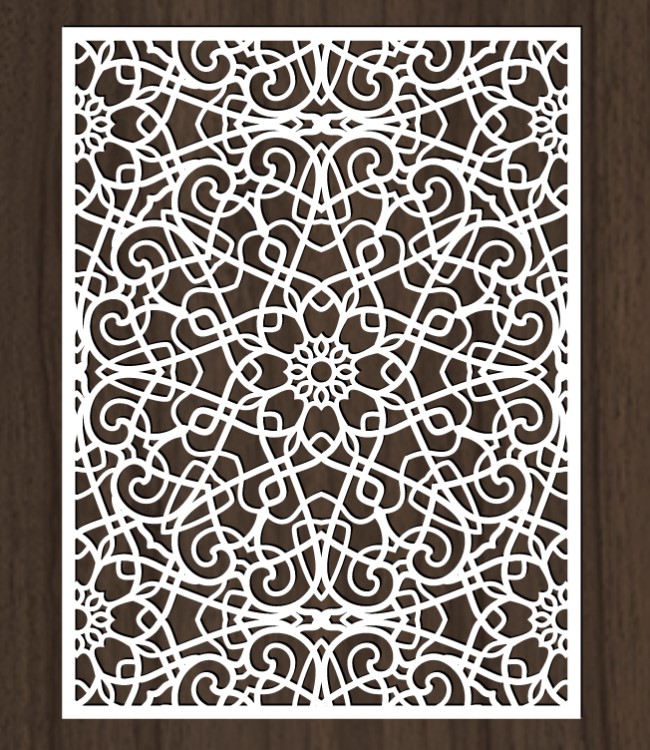 Design pattern panel screen