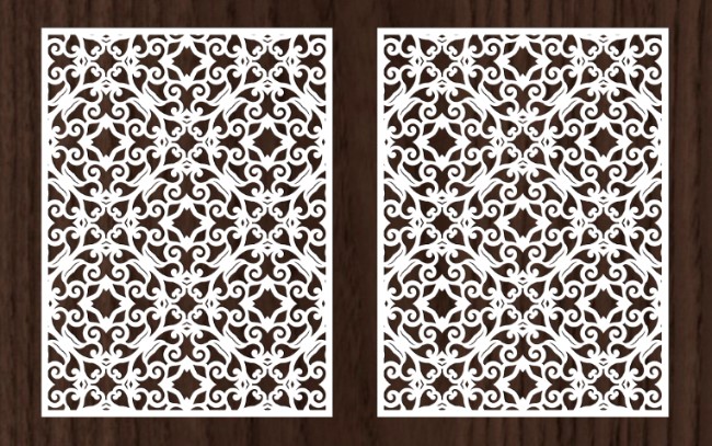 Design pattern panel screen