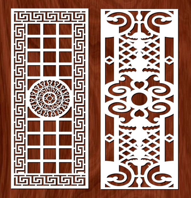 Design pattern panel screen