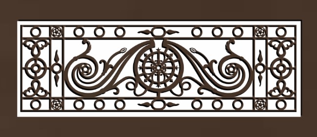 Design pattern railing