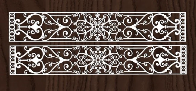 Design pattern railing