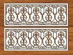 Design pattern railing