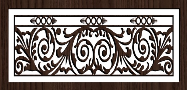 Design pattern railing