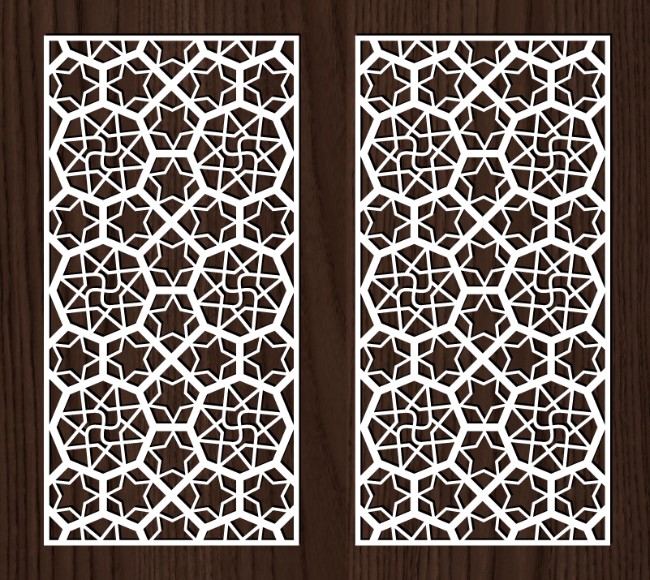 Design pattern screen panel