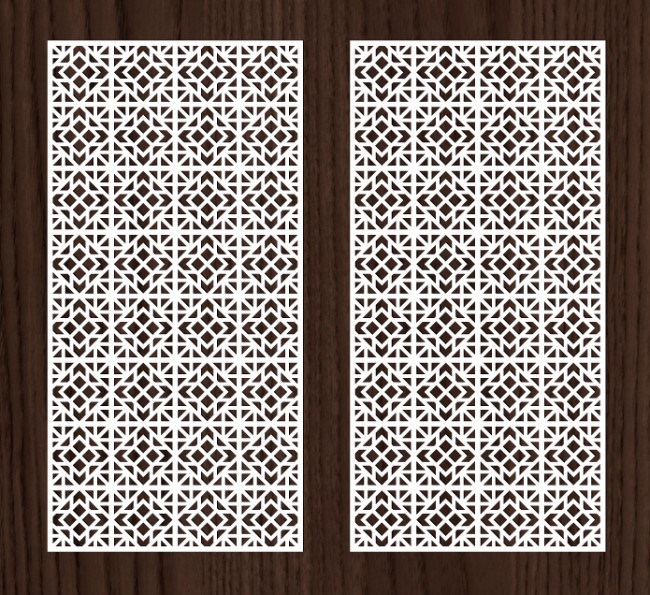 Design pattern screen panel