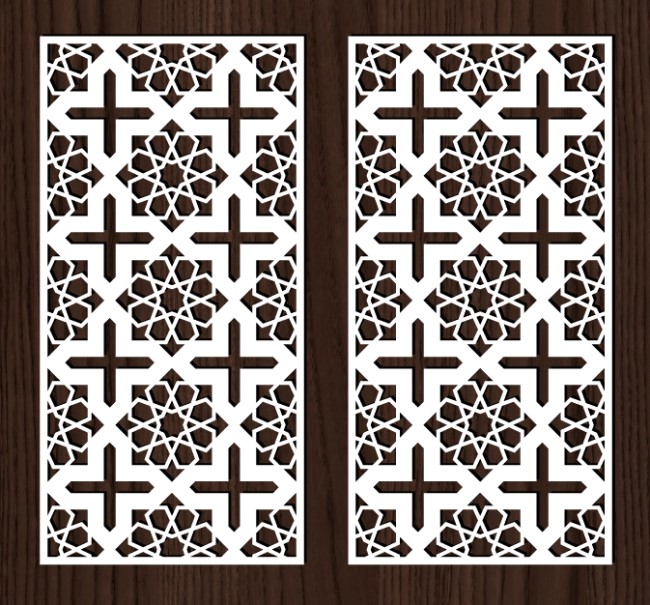 Design pattern screen panel