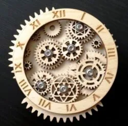 Gear clock