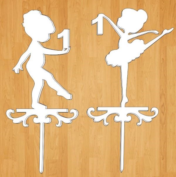 Girl ballerinas topper