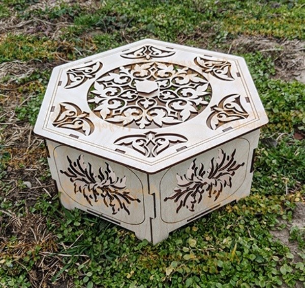 Hexagon box