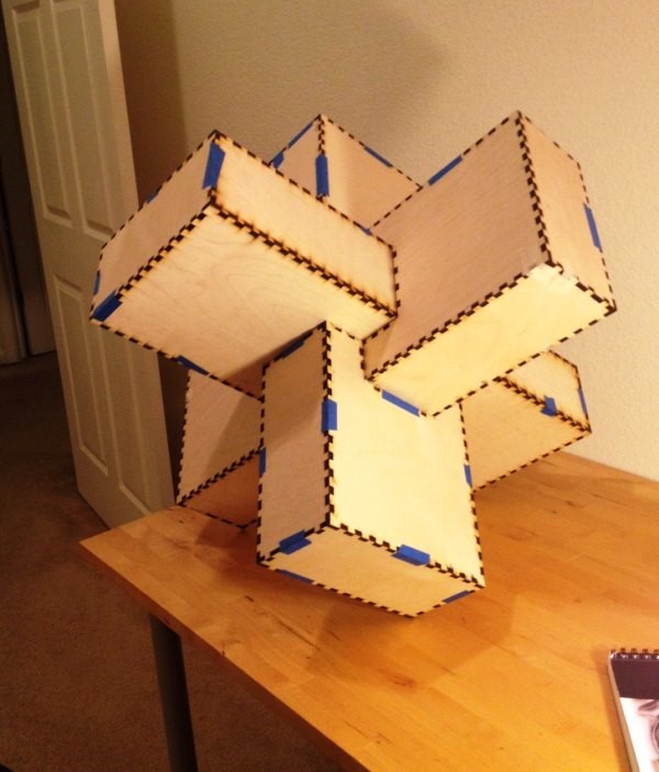 Interlocking cubes