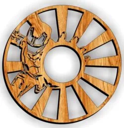 Iron man wall clock