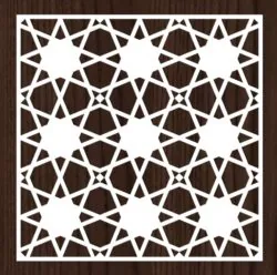 Islamic decorative squares