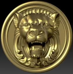 Lion head pattern