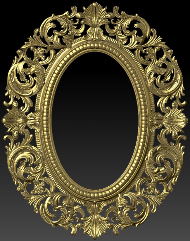 Mirror frame pattern