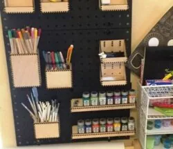 Pegboard boxes