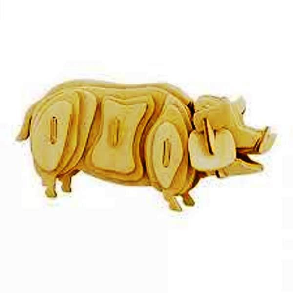 Pig 3d puzzle