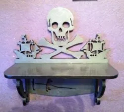 Skull shelf