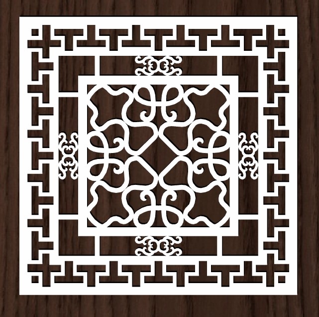 Square Ornaments Vectors