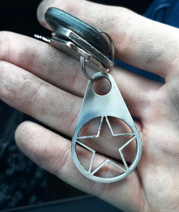 Star key chain