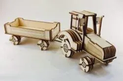 Tractor with trailer