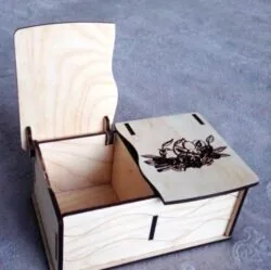 Two-compartment box