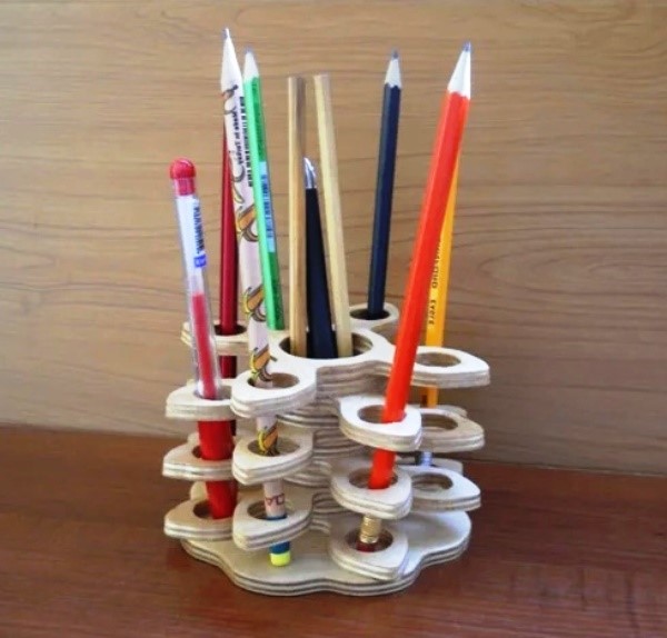 Unique pencil holder