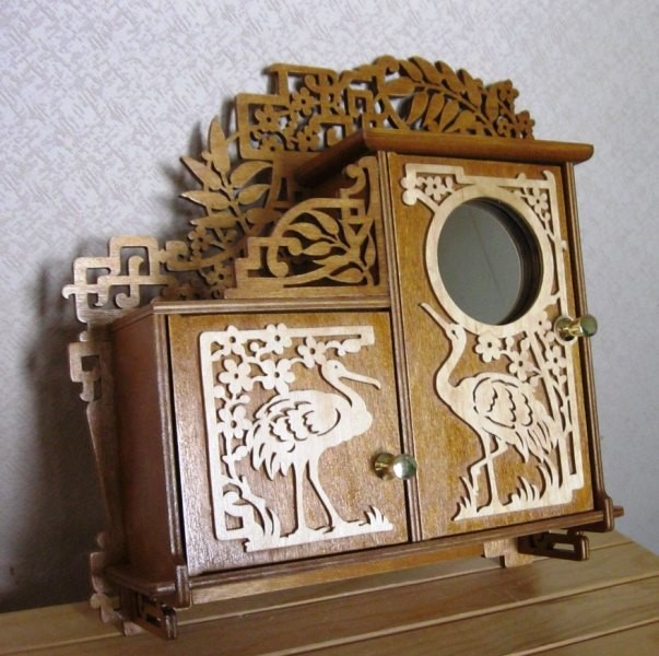 Wall mounted Japanese cabinet