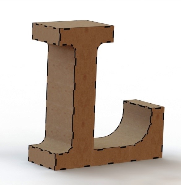 3d letter L