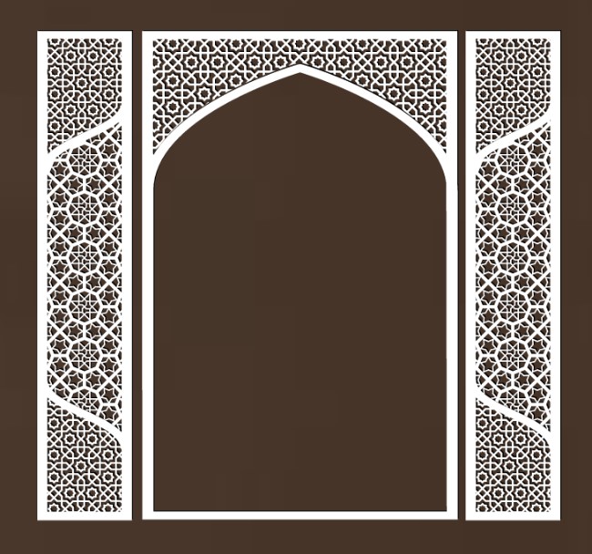 Arab style gate