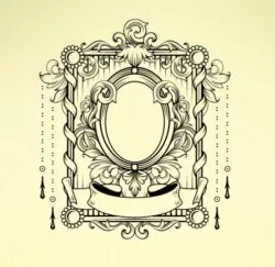 Art deco frame