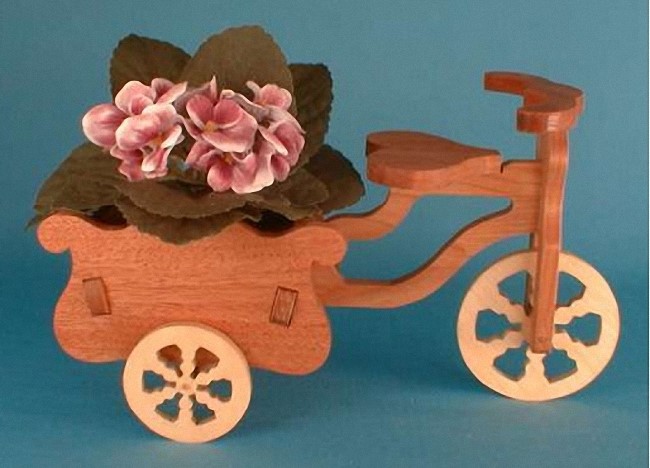 Bicycle Flower Cart