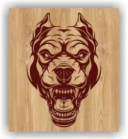 Bull dog head