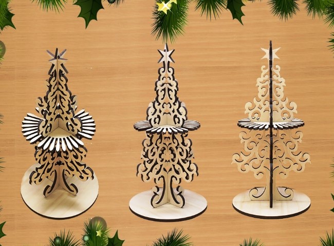 Christmas tree napkin holder