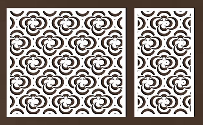 Design pattern panel screen