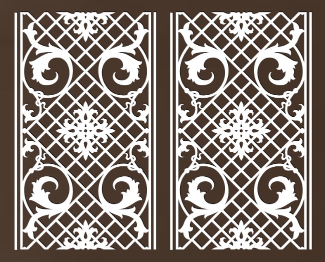 Design pattern panel screen