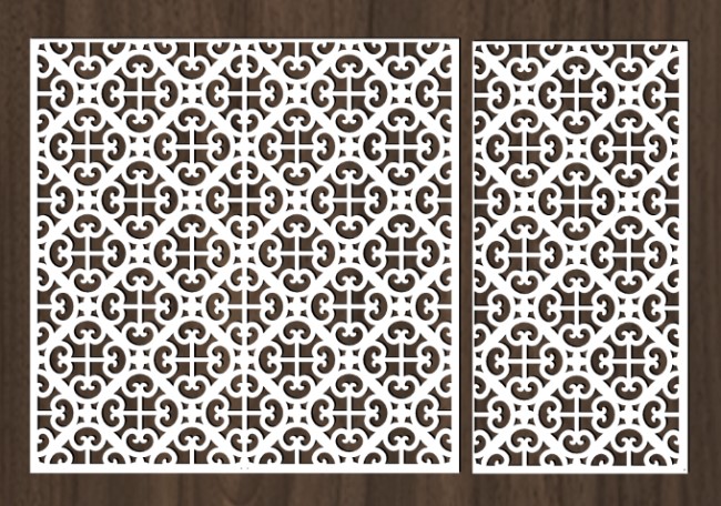 Design pattern panel screen