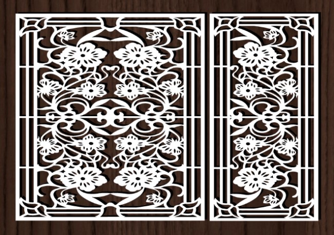 Design pattern panel screen