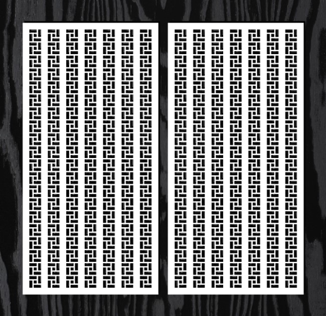 Design pattern panel screen