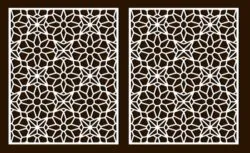 Design pattern screen panel