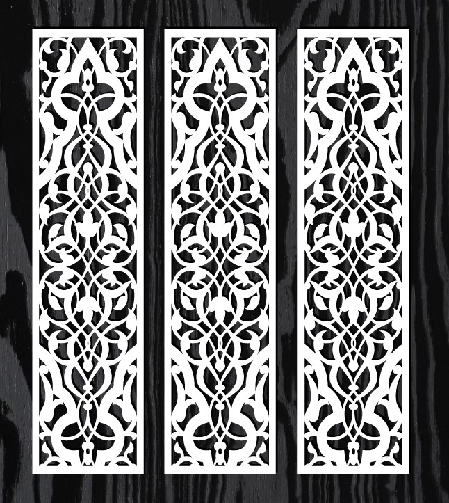 Design pattern screen panel