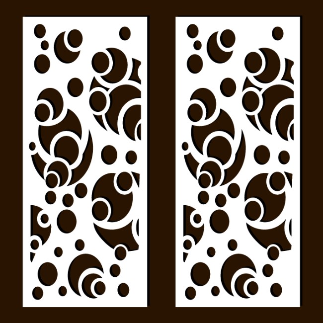 Design pattern screen panel