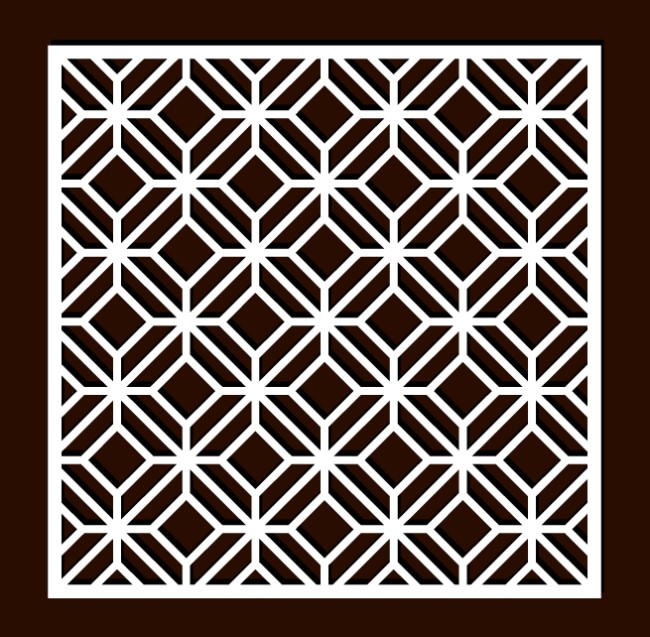 Design pattern screen panel