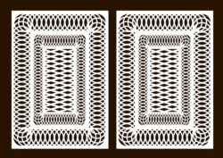 Design pattern screen panel