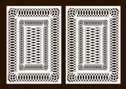 Design pattern screen panel