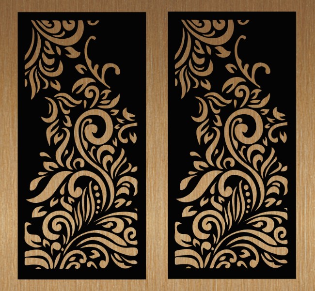 Design pattern screen panel