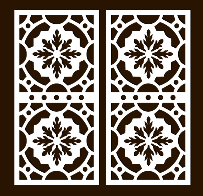 Design pattern screen panel