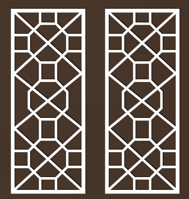 Design pattern screen panel