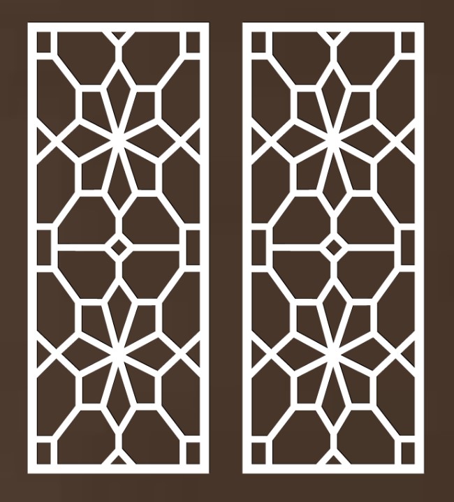 Design pattern screen panel